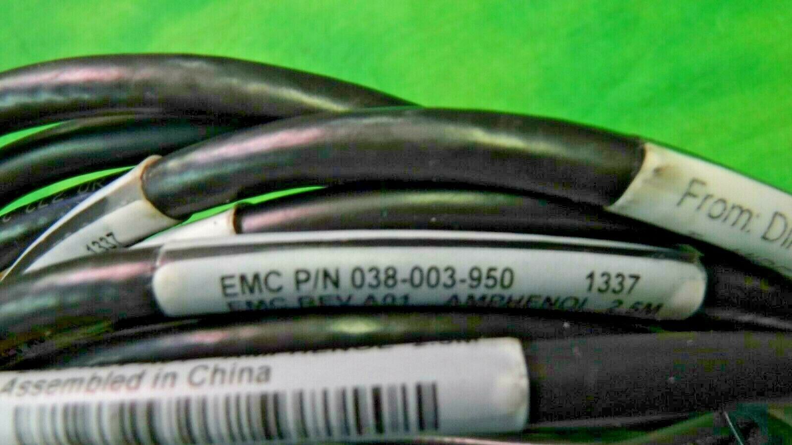 EMC 038-003-950  2.5M 3.125GB QSFP CABLE     LOT OF 2     @2 - Fresh Stock Dated February 2026