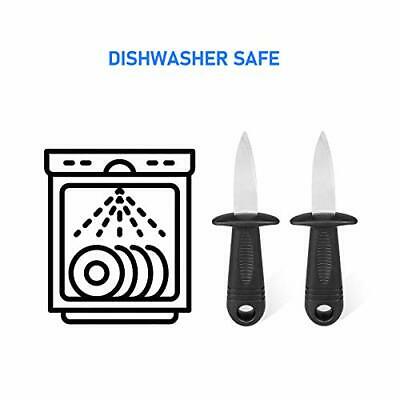 Oyster Shucking Knife Shucker Knives Opener Blank Professional and Cut Resistant - Fresh Stock Dated December 2025