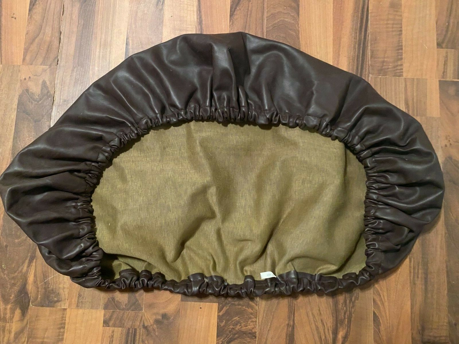 BROWN VINYL ENGLISH SADDLE COVER FITS SMALLER SADDLES - Fresh Stock Dated December 2025