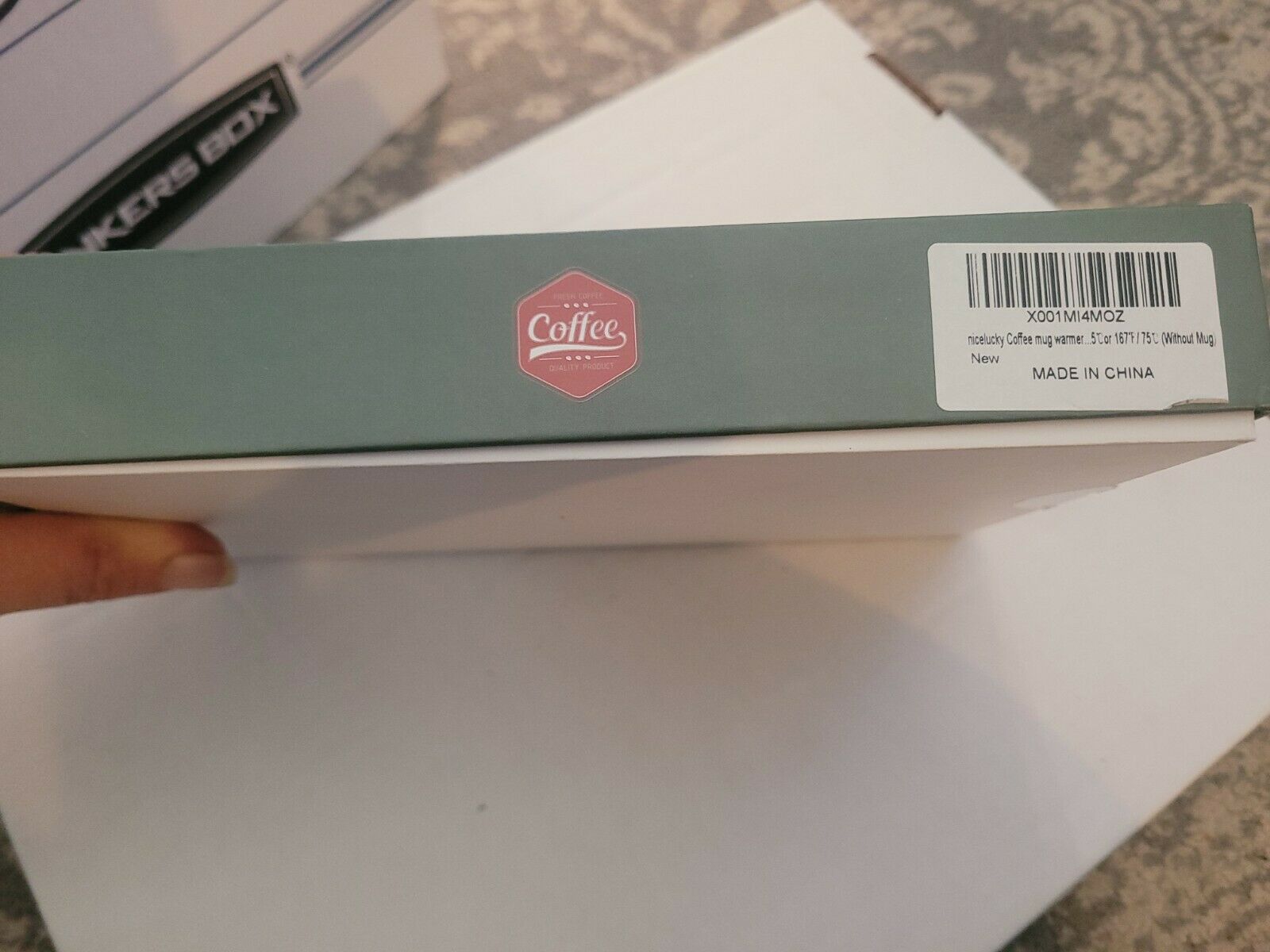 COFFEE MUG WARMER for Desk Electric Beverage Heating Adjustable Temp NICELUCKY - Fresh Stock Dated February 2026