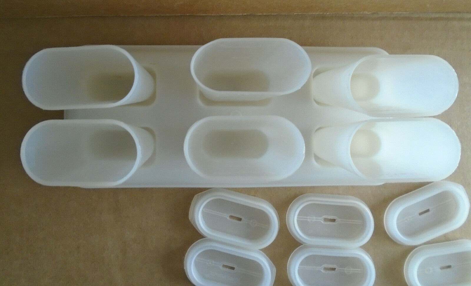Tupperware Popsicle Ice Tups Set Molds plus Tray #481 R20  sa - Fresh Stock Dated February 2026