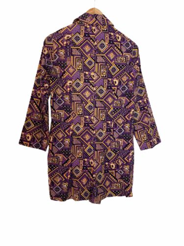 Vintage 70s Charlotta Psychedelic Purple Yellow Romper & Maxi Skirt Set - Fresh Stock Dated December 2025