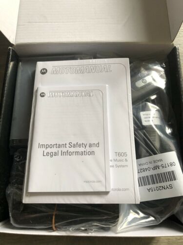 NIB Motorola Bluetooth Car kit T605 SEALED - Fresh Stock Dated December 2025
