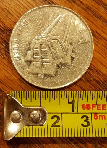 Medio Peso Republica Dominicana Coin - 1989 - Fresh Stock Dated December 2025