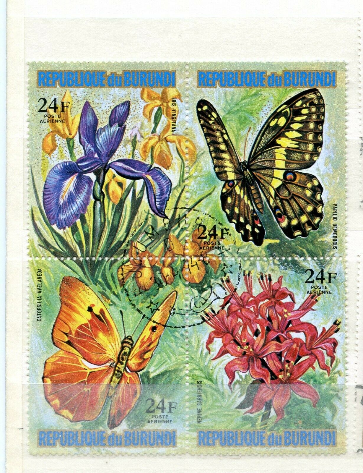 2 Burundi Mint Hinged Used Hinged - Fresh Stock Dated December 2025