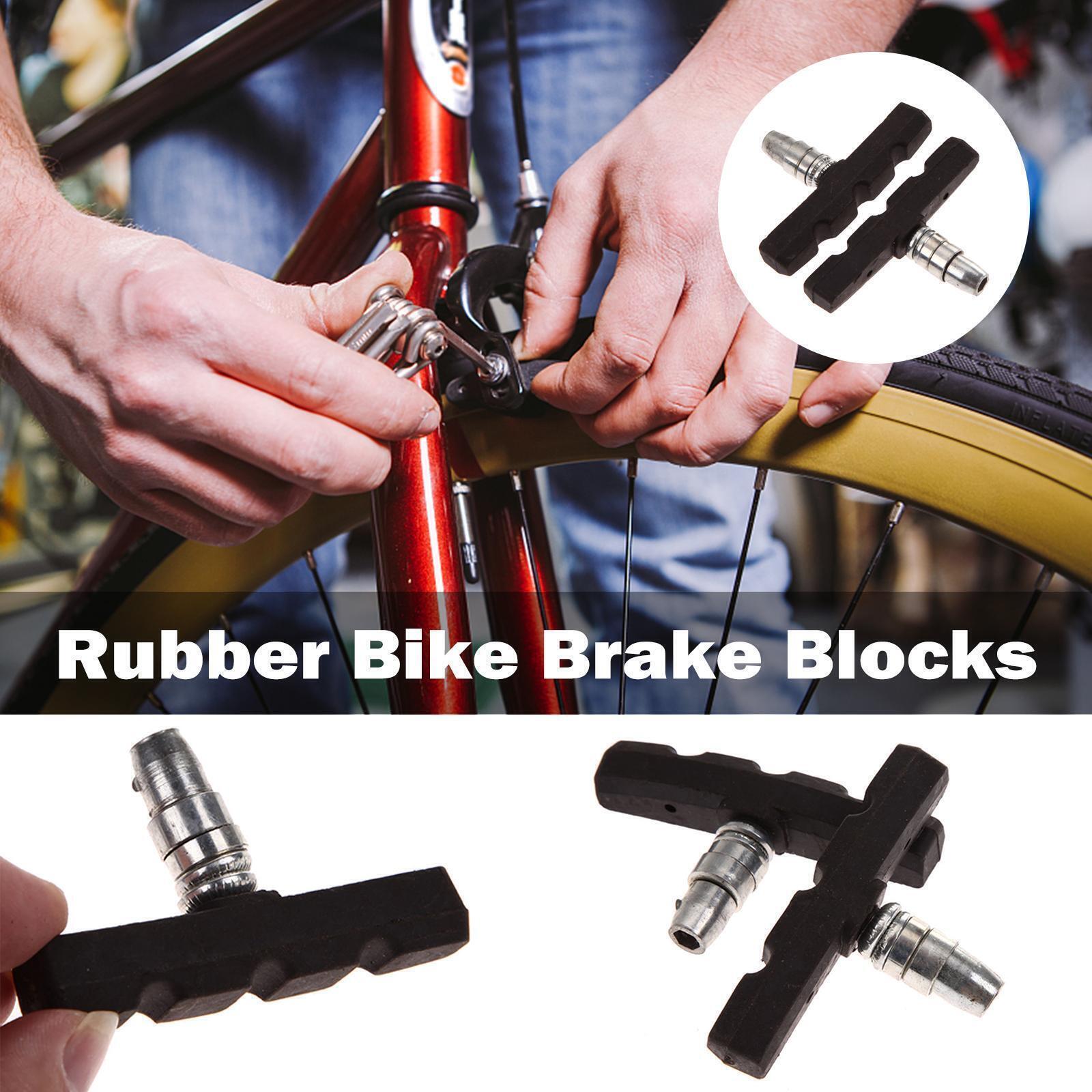 1 Pair V Bicycle Brake Pads Shoes Non-Slip For Mountain Bike Brake Road Bl I1H1 - Fresh Stock Dated February 2026