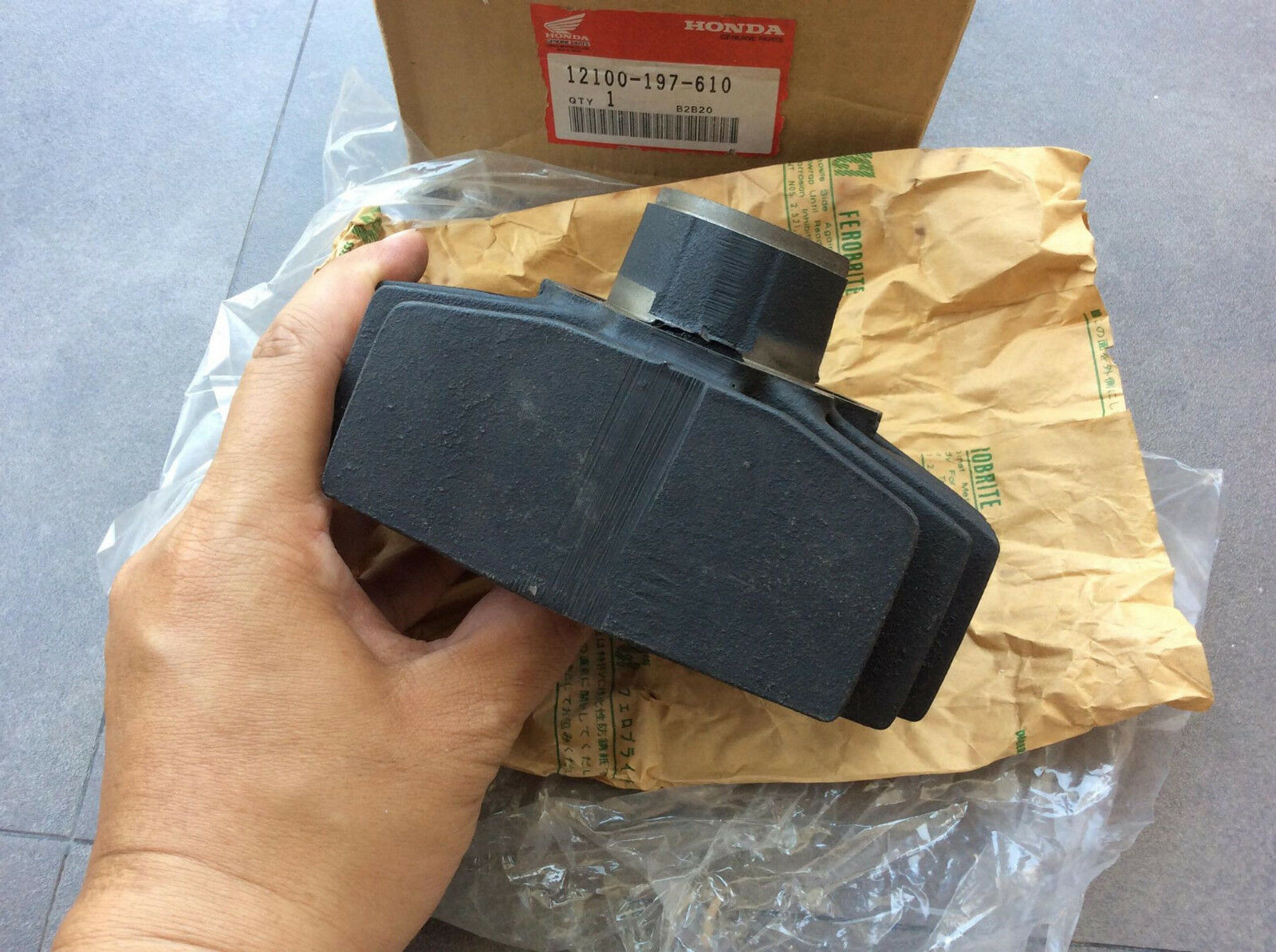 HONDA PA50 PX50 SCOOTER MOPED CYLINDER NOS 12100-197-610 - Fresh Stock Dated February 2026