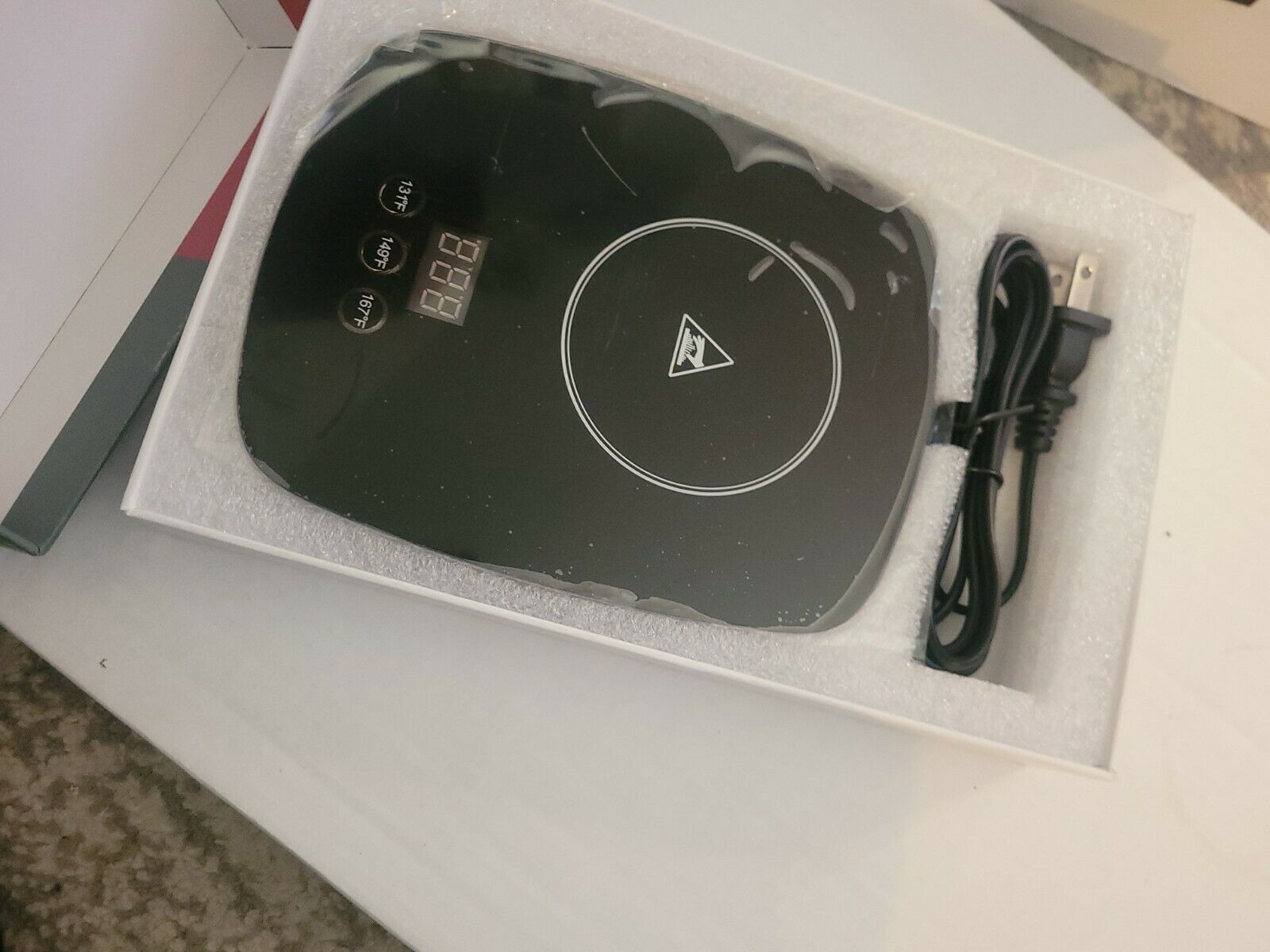 COFFEE MUG WARMER for Desk Electric Beverage Heating Adjustable Temp NICELUCKY - Fresh Stock Dated February 2026