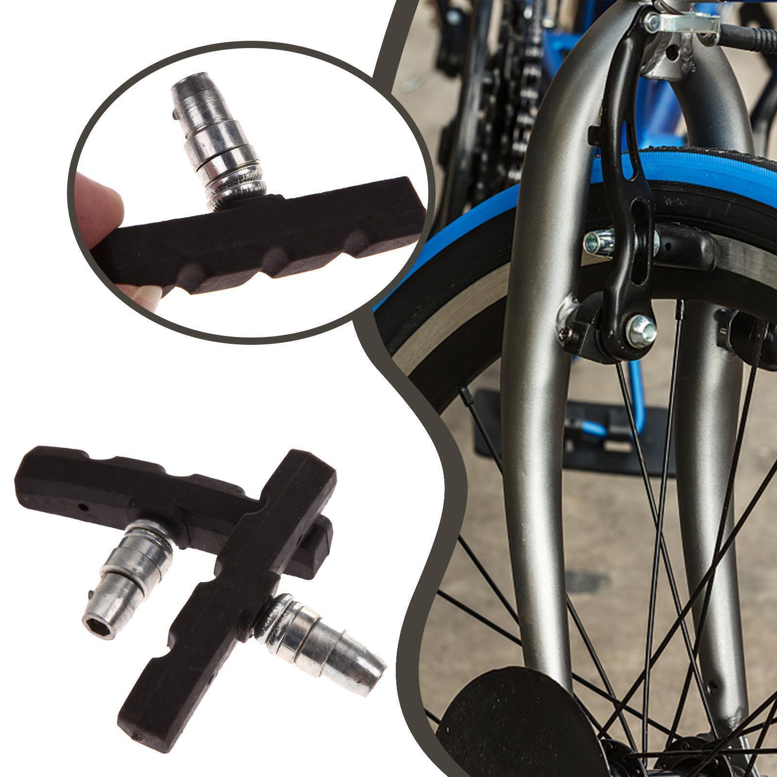 1 Pair V Bicycle Brake Pads Shoes Non-Slip For Mountain Bike Brake Road Bl I1H1 - Fresh Stock Dated February 2026