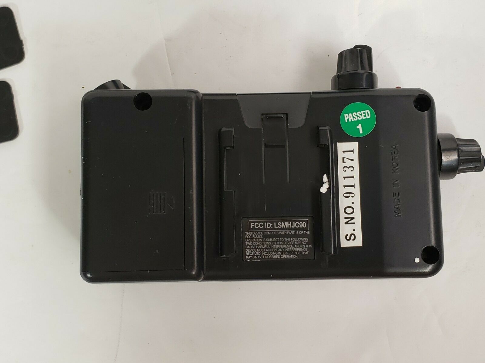 HJC-90 Two Channel + Intercom Chatter Box Sports Communication System Parts - Fresh Stock Dated February 2026