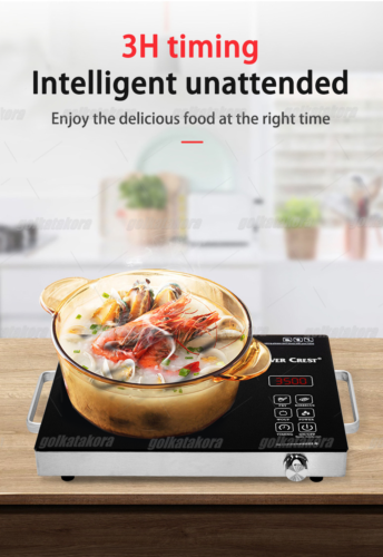 Electric Single Induction Cooker 3500W Cooktop Digital Hot Plate With Handle US - Fresh Stock Dated December 2025