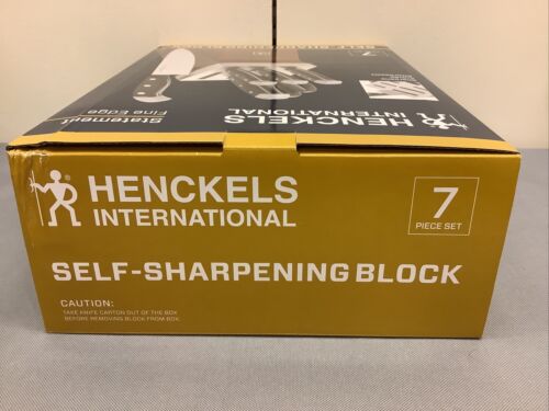 JA HENCKELS International Self Sharpening Knife 7 Piece Set Fine Edge NIB - Fresh Stock Dated December 2025