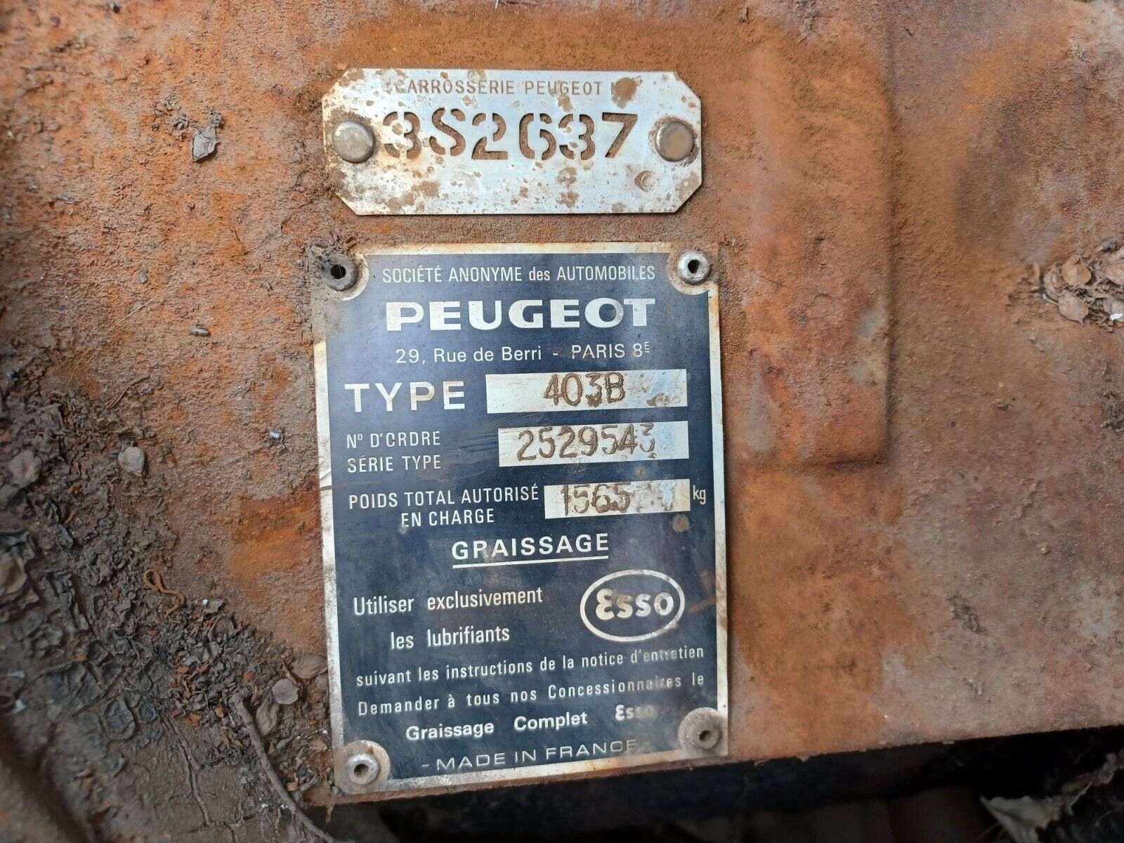 Peugeot 403 Used engine assembly as complete lift out with transmission 62 - Fresh Stock Dated February 2026