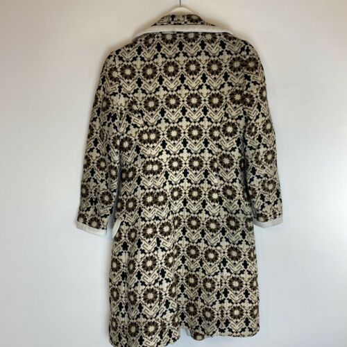 Vintage Paris Lilli Ann San Francisco Dress and Overcoat Brown/Beige XS - Fresh Stock Dated February 2026