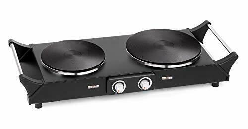 Techwood Hot Plate Electric Single Burner 1800W Portable Burner for Cooking - Fresh Stock Dated December 2025