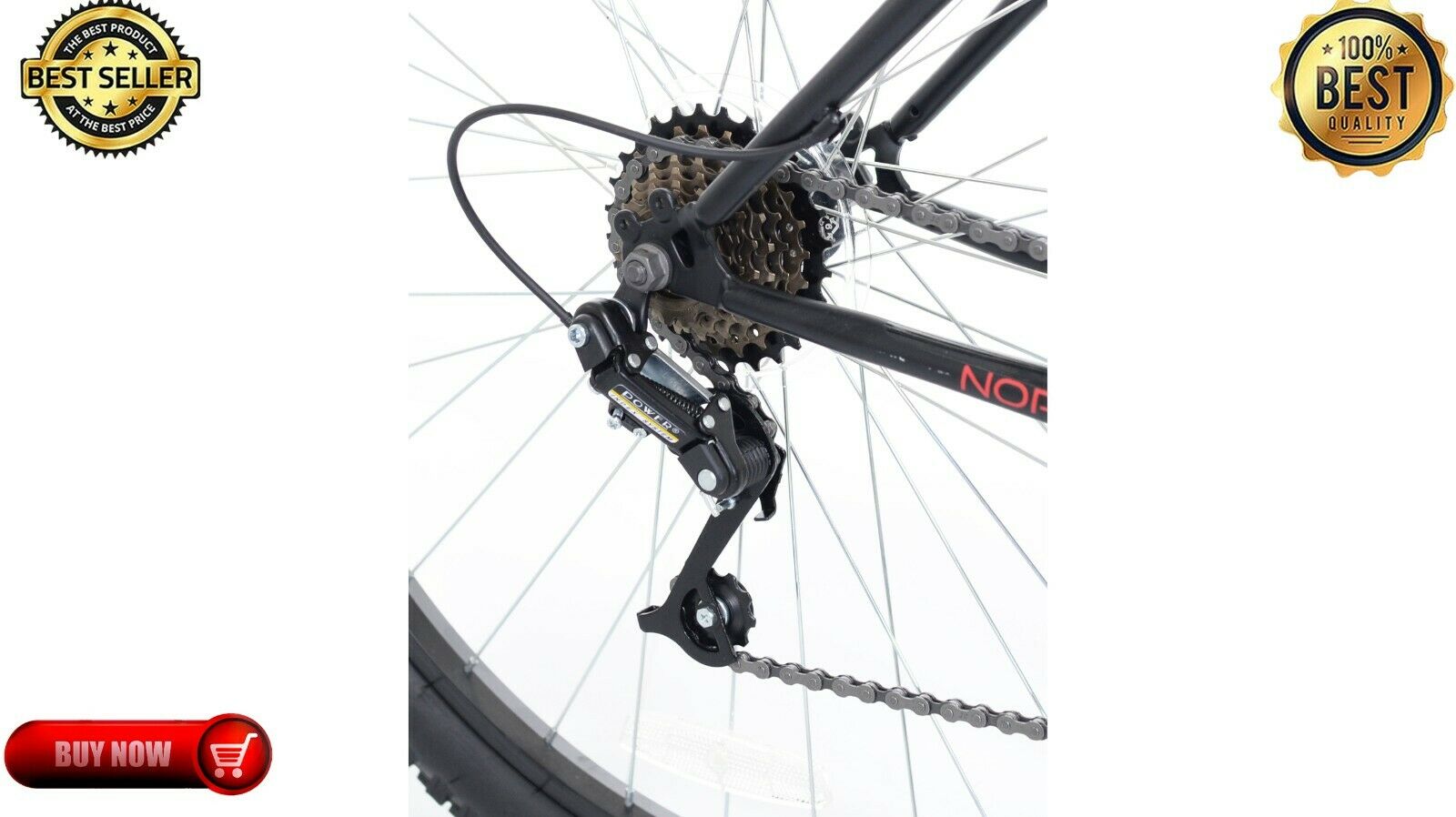 Kent 29 In. Northpoint Men's Mountain Bike, Black/Red NEW FREE SHIPPING - Fresh Stock Dated February 2026