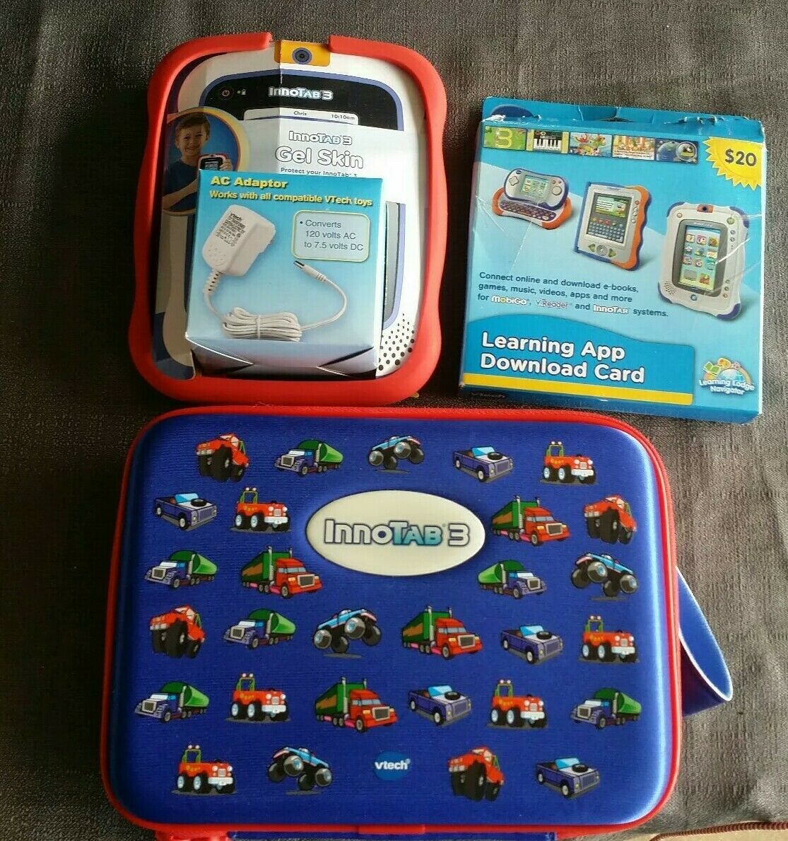 Vtech InnoTab 3Blue Trucks Learning System Accessory Pack Bundle and download - Fresh Stock Dated February 2026