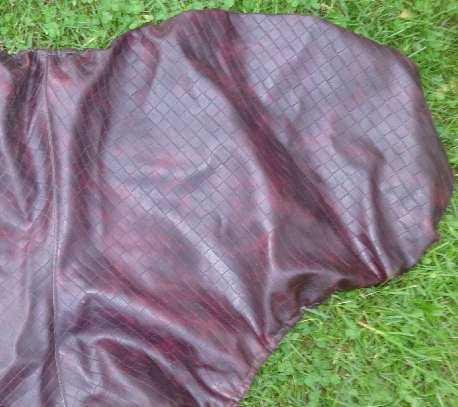 DOVER English Saddle Cover - BROWN LEATHER-LOOK DESIGN - Soft Material - GREAT! - Fresh Stock Dated December 2025