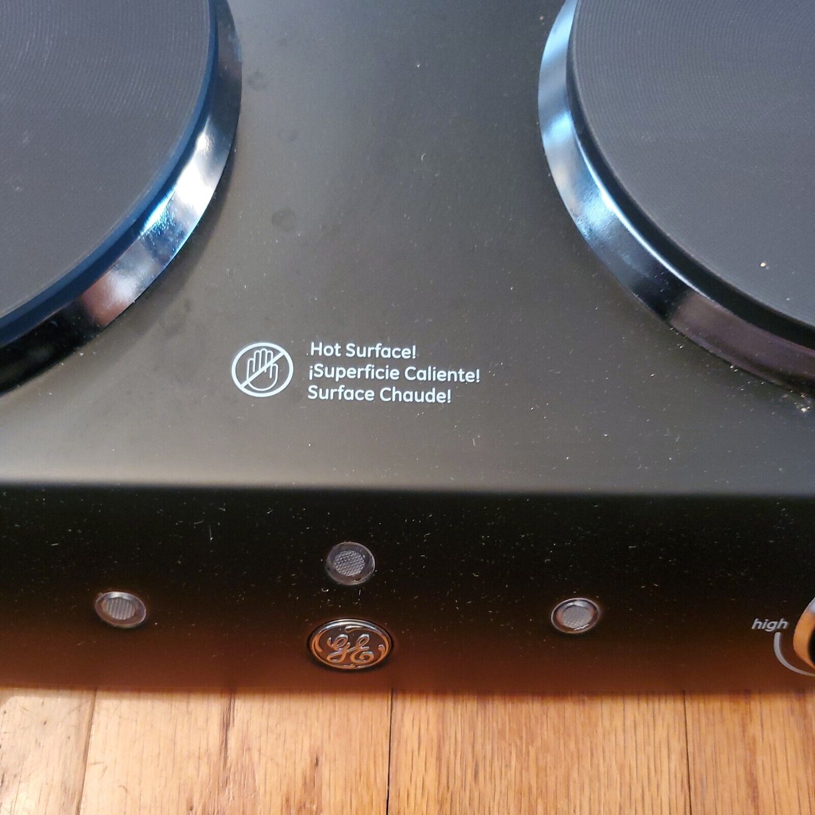 General Electric Dual Burner Hot Plate Model 169166 w/ box - Fresh Stock Dated February 2026