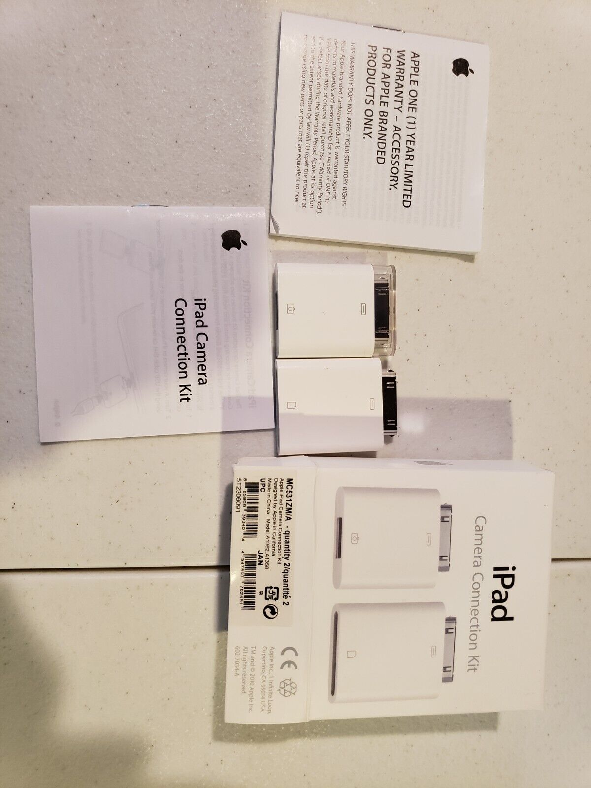 Apple iPad Camera Connection Kit MC531ZM/A - Fresh Stock Dated February 2026