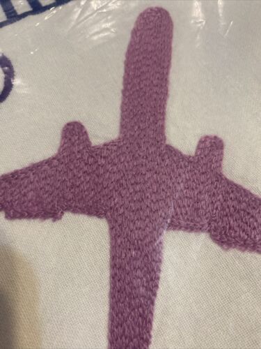 New Pottery Barn Teen Pillow Cover Embroidered Paris Icons 18 X 18 Linen - Fresh Stock Dated December 2025