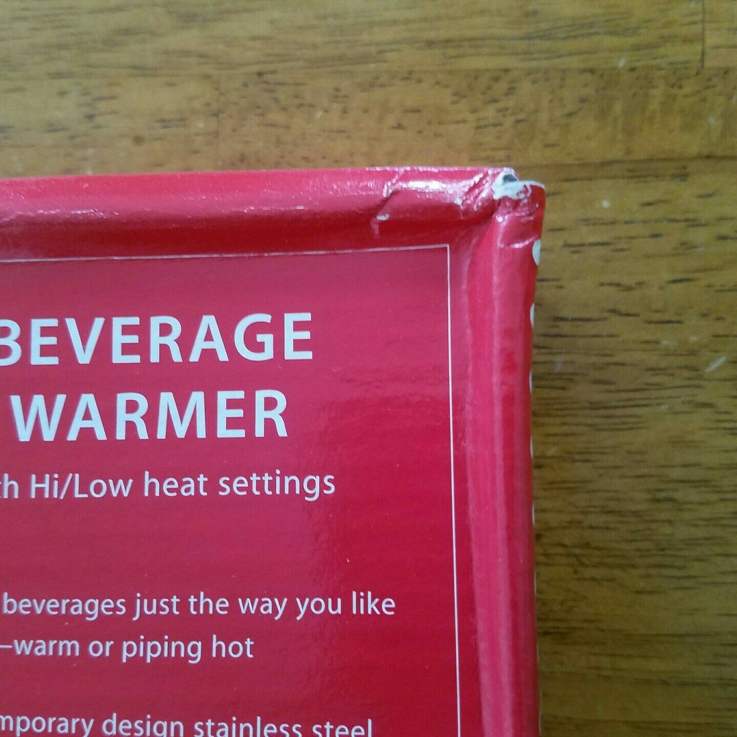 Brookstone Beverage Warmer w/ Hi and Low Settings K-72 New Open Box - Fresh Stock Dated February 2026