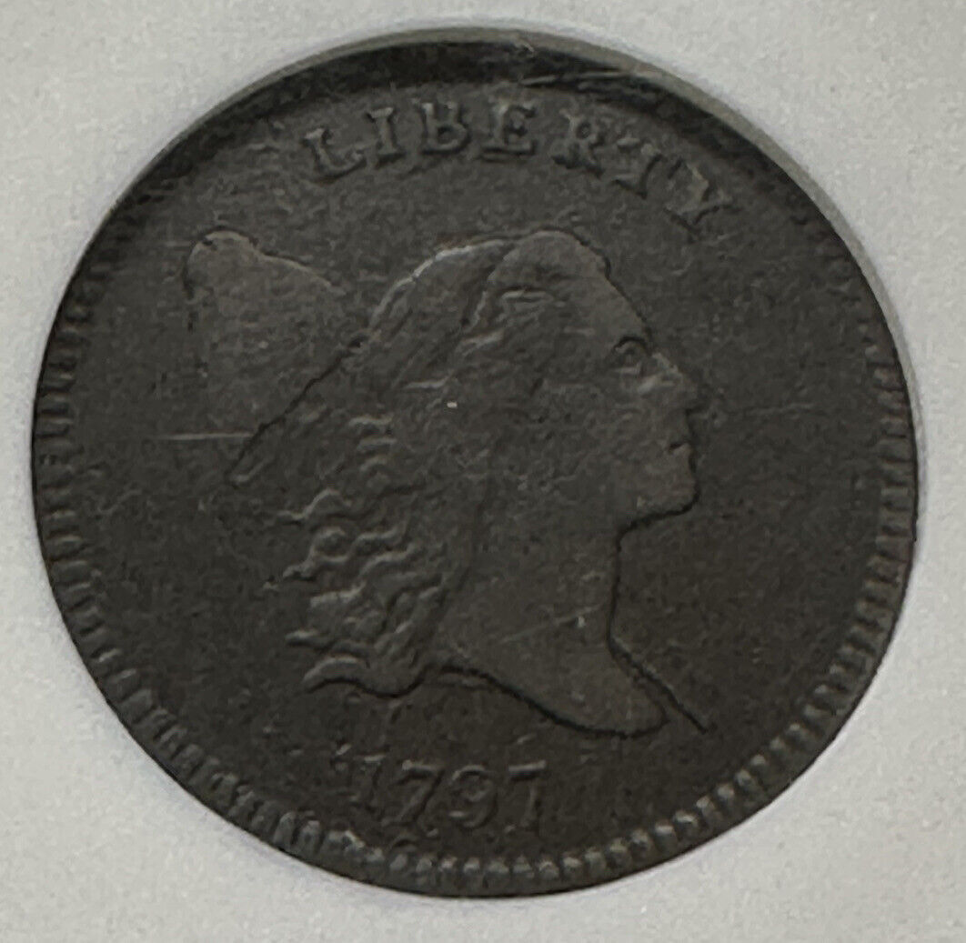 1797 Liberty Cap Half Cent NGC VF30 VF-30 1/1 Plain Edge C-1 1 Over 1 Coin - Fresh Stock Dated February 2026