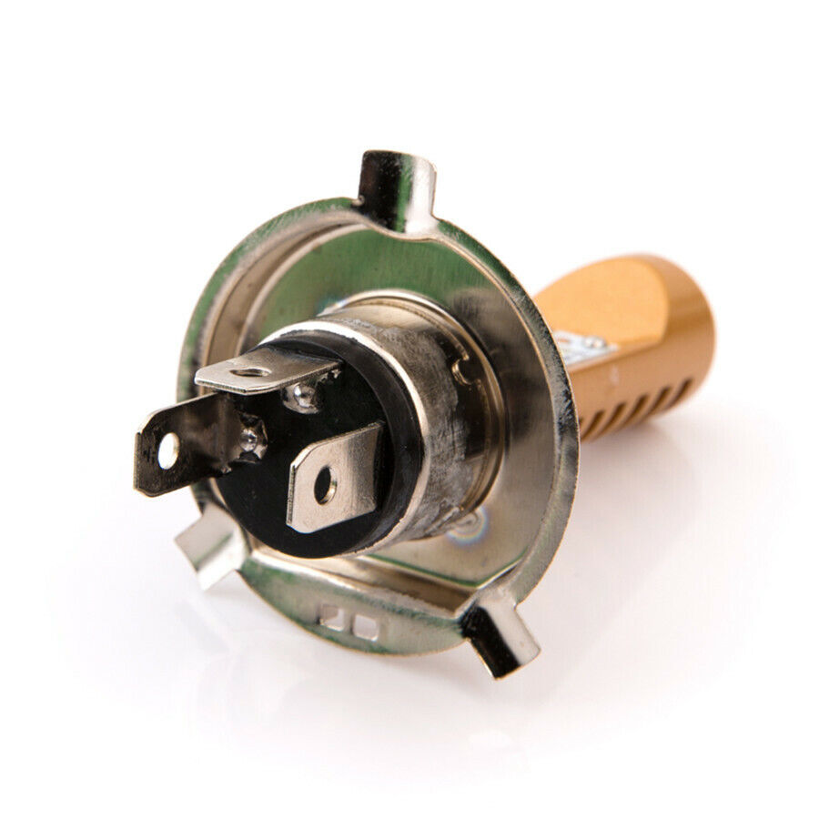 LED Headlight Bulbs Lamp High Low Beam Super Bright H4 For Motorcycle Motorbike - Fresh Stock Dated February 2026