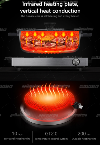 Electric Single Induction Cooker 3500W Cooktop Digital Hot Plate With Handle US - Fresh Stock Dated December 2025