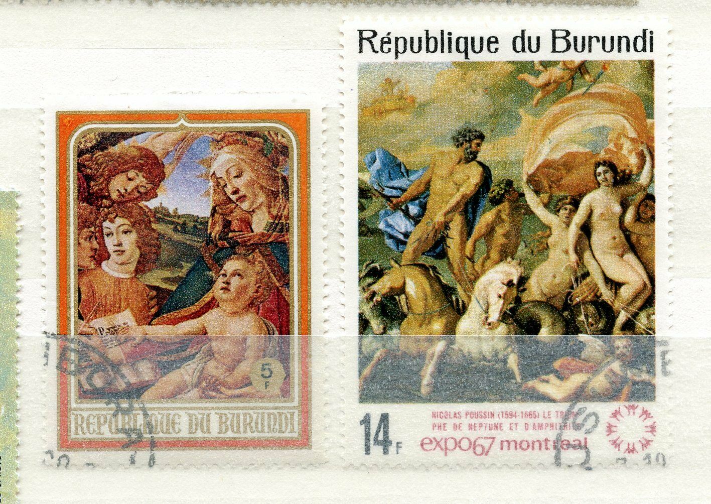 2 Burundi Mint Hinged Used Hinged - Fresh Stock Dated December 2025