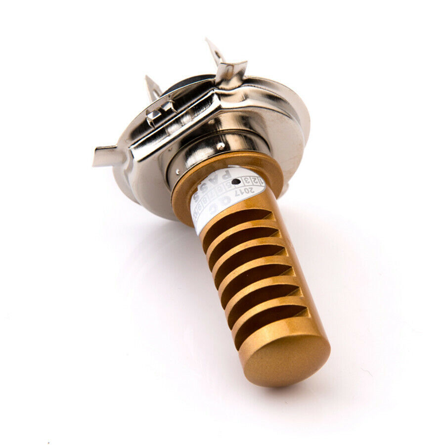 LED Headlight Bulbs Lamp High Low Beam Super Bright H4 For Motorcycle Motorbike - Fresh Stock Dated February 2026