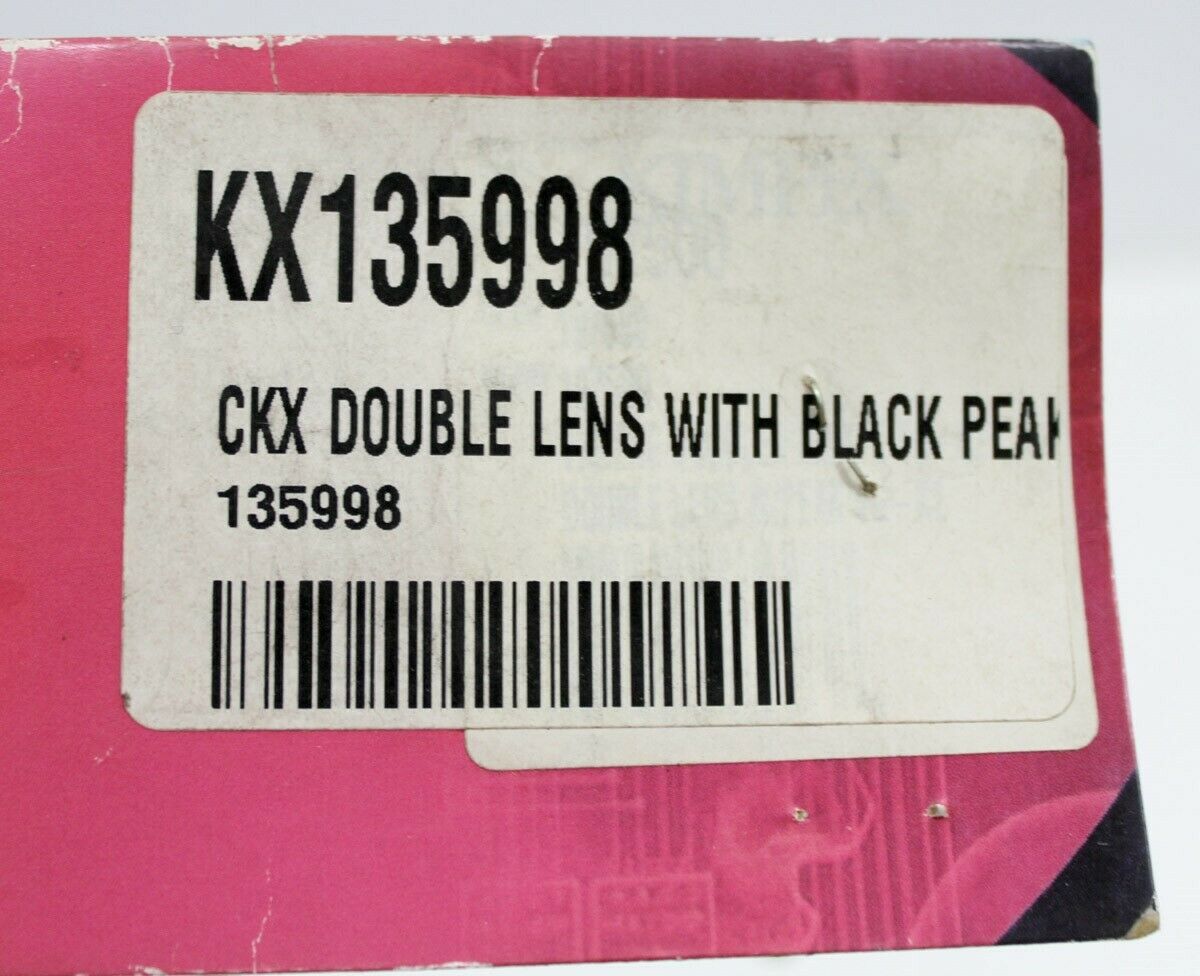 CKX VG-K2 Replacement Double Lens Helmet Shield with Peak, New Old Stock NOS - Fresh Stock Dated December 2025