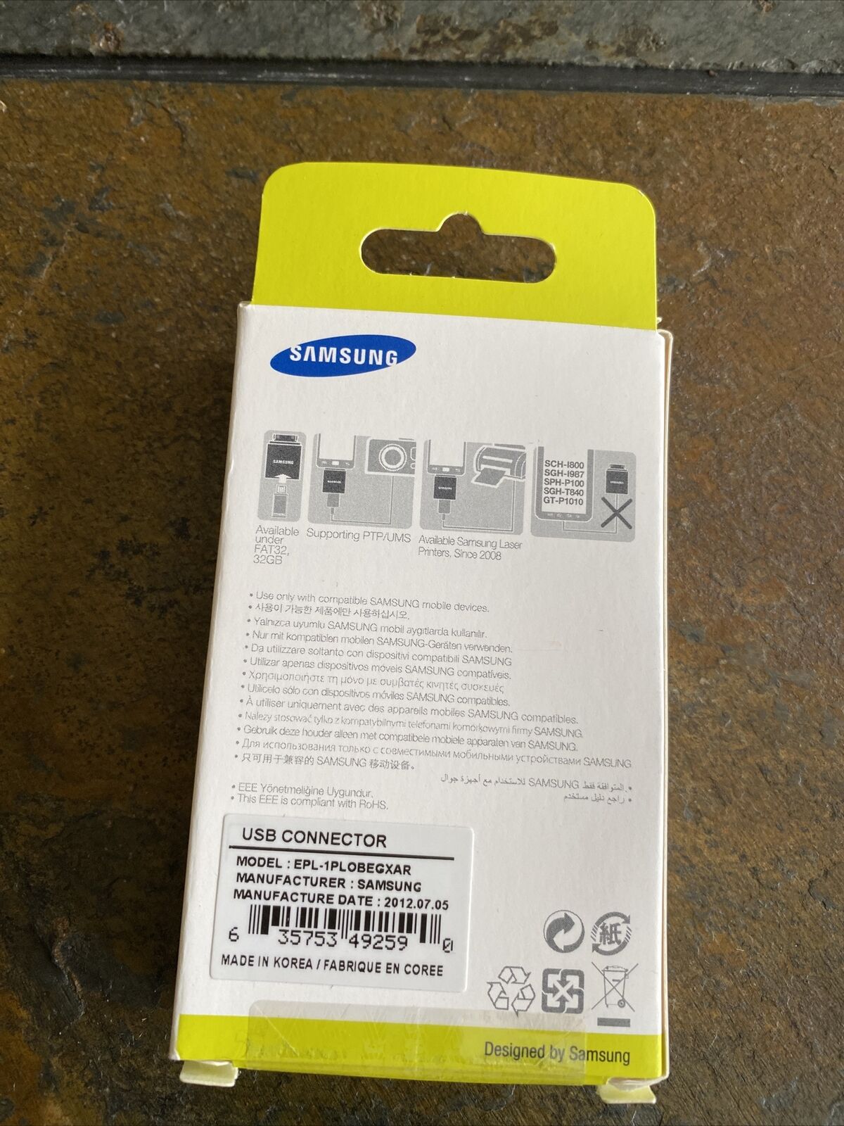 Samsung EPL-1PL0BEGXAR P30pin USB Connector New - Still sealed in original box - Fresh Stock Dated February 2026