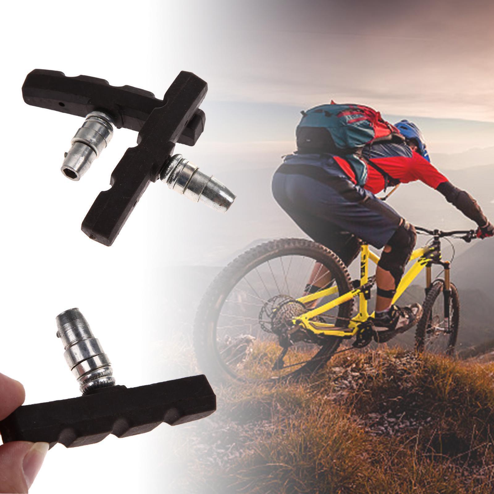 1 Pair V Bicycle Brake Pads Shoes Non-Slip For Mountain Bike Brake Road Bl I1H1 - Fresh Stock Dated February 2026