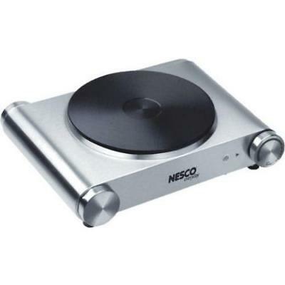 Nesco Single Burner - 1 X Burner - Cast Iron Burner, Rubber Feet, Stainless - Fresh Stock Dated February 2026