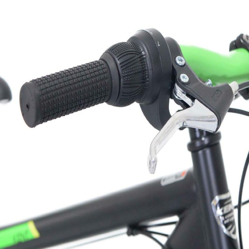 Kent 24 In. Northpoint Boys Mountain Bike 21 Speed Front Disc Brake Black/Green - Fresh Stock Dated February 2026