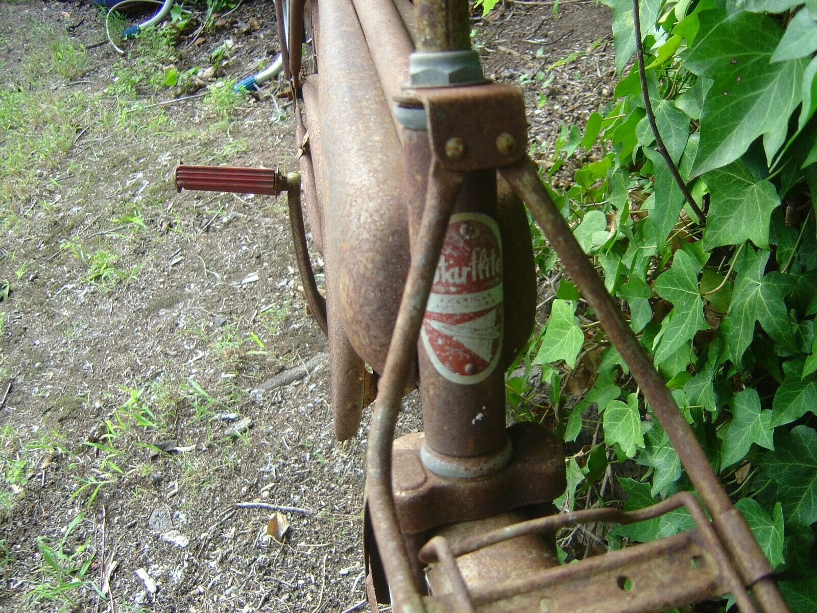 Antique Bicycle Starlite Metal Frame Lawn Art Collectible Parts TLC - Fresh Stock Dated February 2026