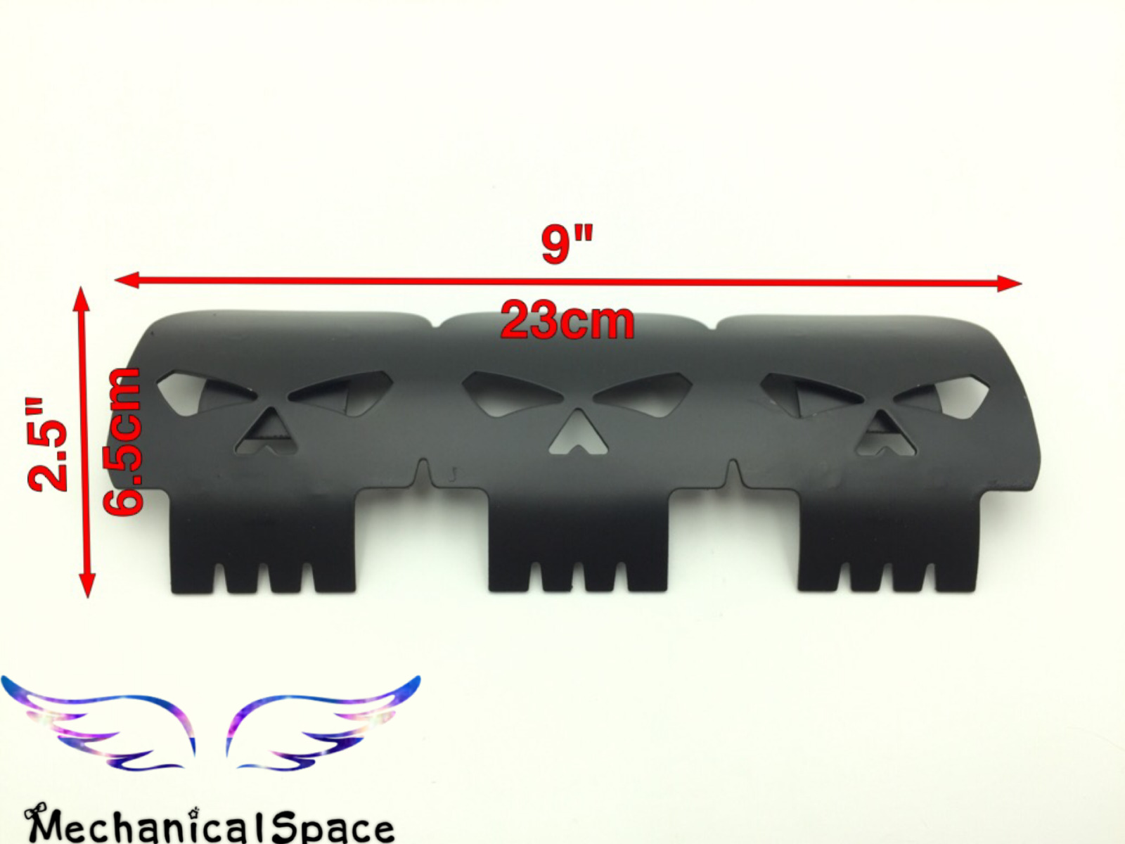 Exhaust Muffler Pipe Heat Shield Cover Heel Guard Motorcycle Chopper Custom - Fresh Stock Dated February 2026