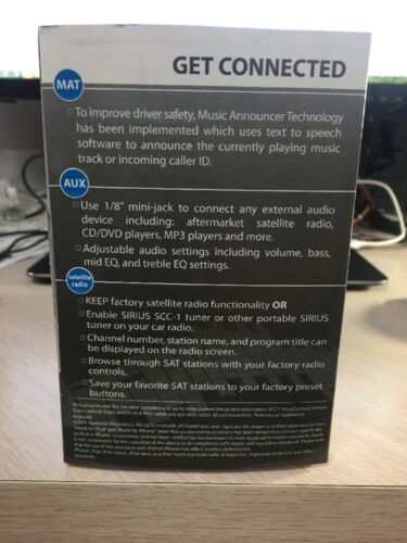 Audiovox Driven by Dice MediaBridge AMBR-1503-AVW w/ FREE Belkin 3.5mm aux cable - Fresh Stock Dated February 2026