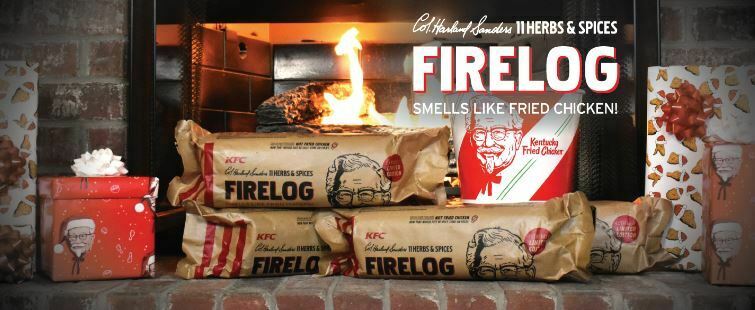 💎 KFC Limited-Edition 11 Herbs & Spices Firelog - FREE Shipping 💎 - Fresh Stock Dated December 2025