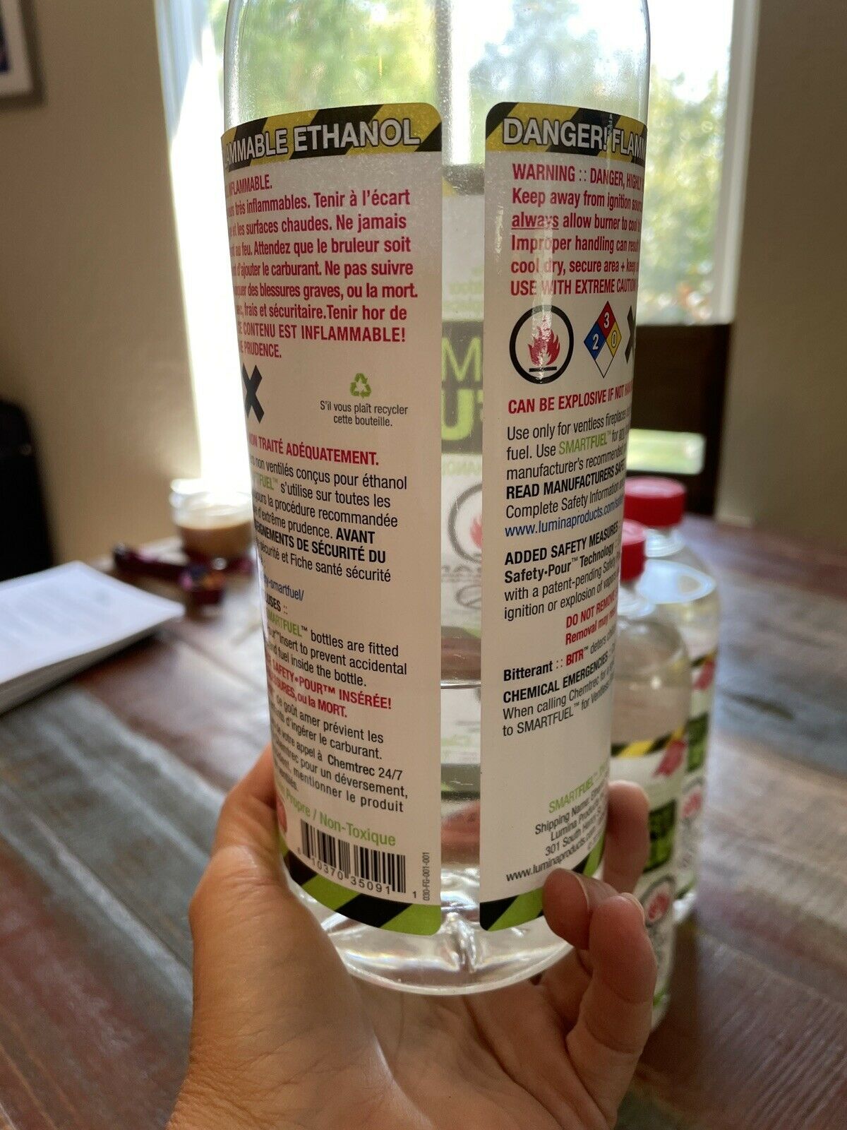 SMART FUEL Indoor Outdoor Burning Ventless Bio Ethanol Fireplace Fuel 6 Liter - Fresh Stock Dated December 2025