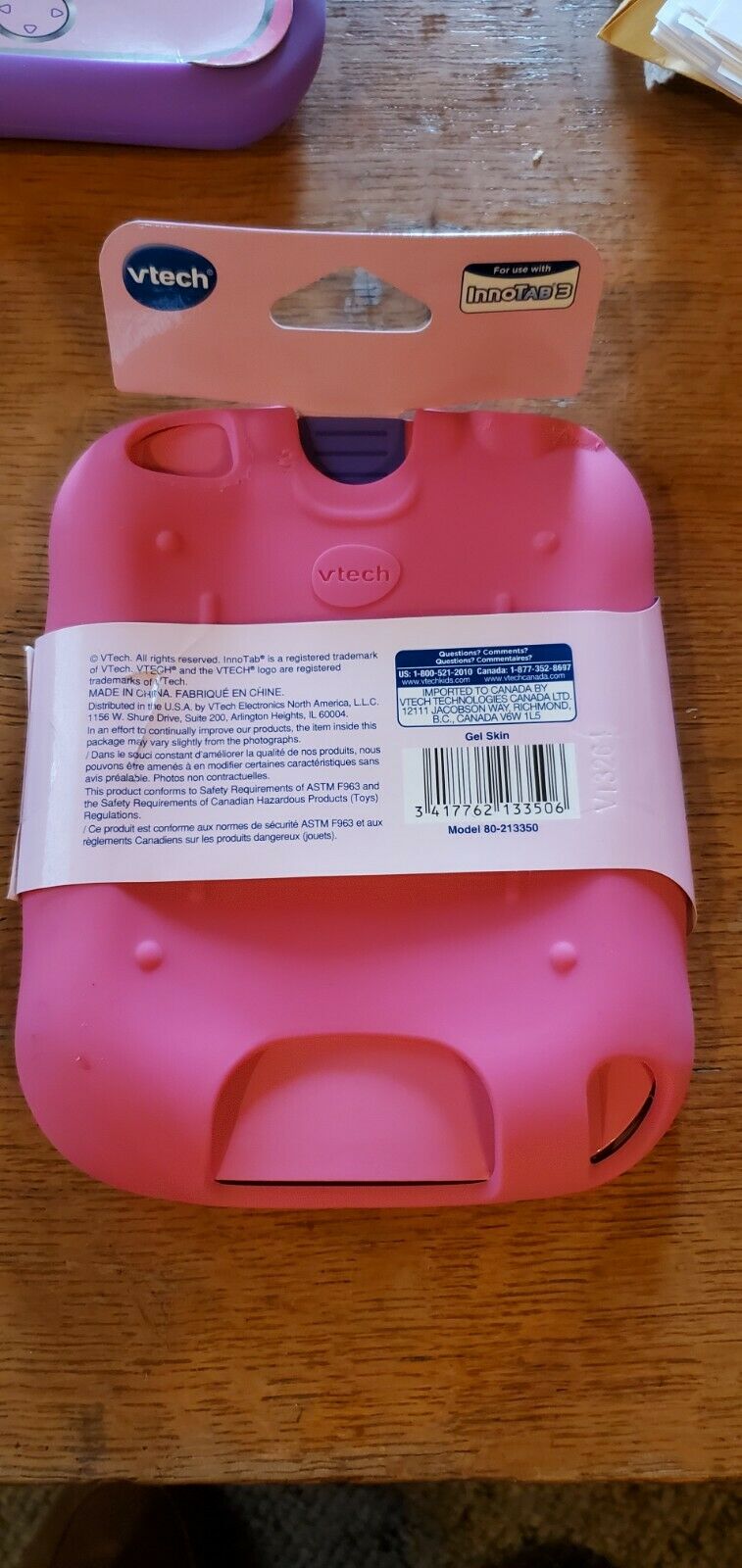 Brand New Pink VTECH InnoTab 3 gel skin protector ~ New - Fresh Stock Dated February 2026