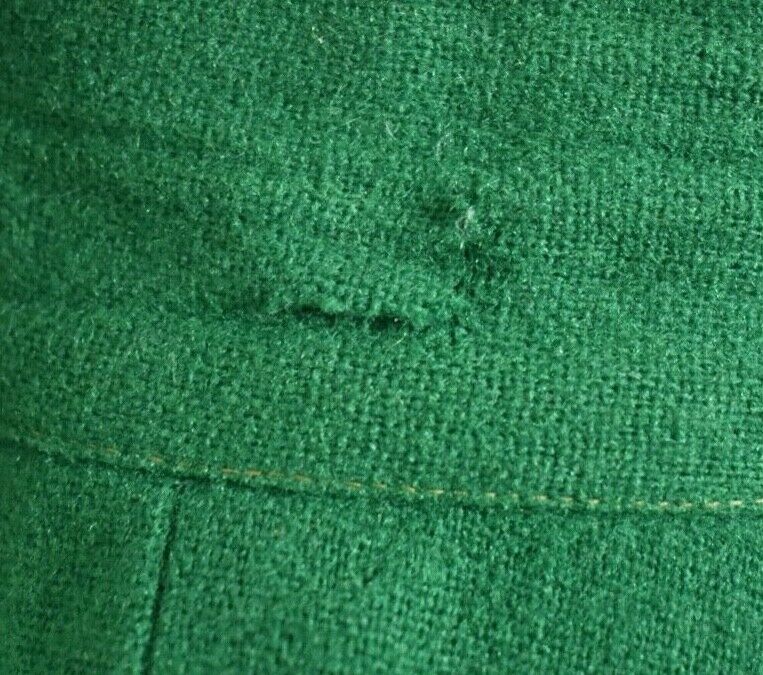 Vintage 50s Green Wool Felt Circle Applique Poodle Skirt Sandra D Grease - Fresh Stock Dated March 2026