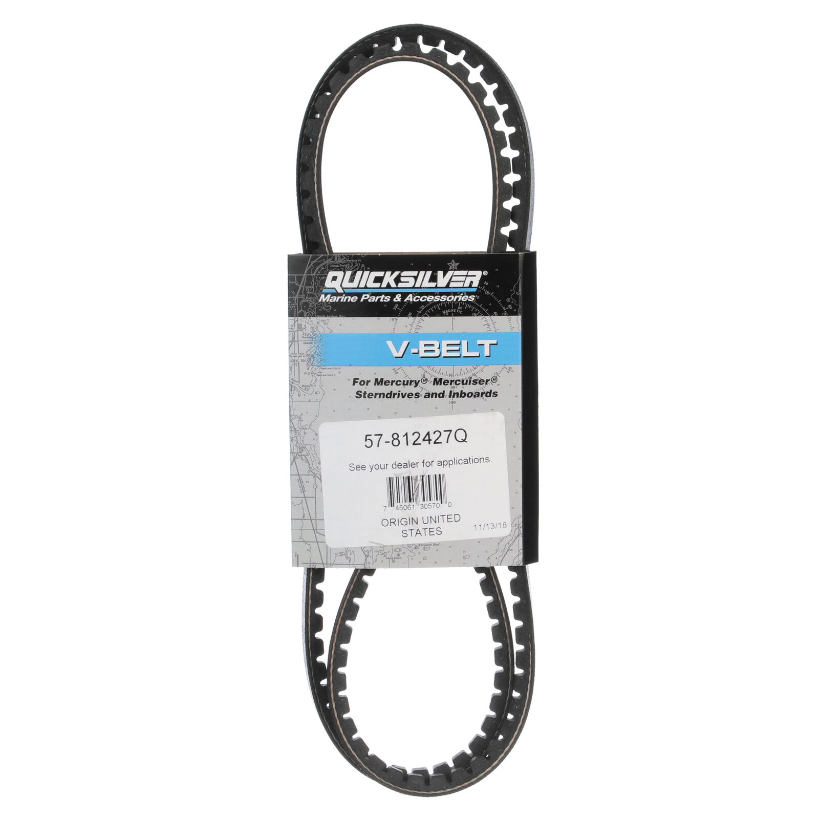 QUICKSILVER V-BELT 812427Q - Fresh Stock Dated February 2026