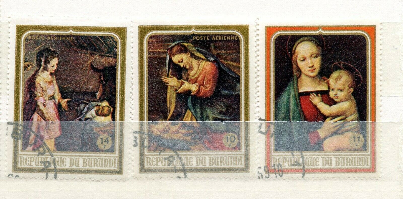 2 Burundi Mint Hinged Used Hinged - Fresh Stock Dated December 2025