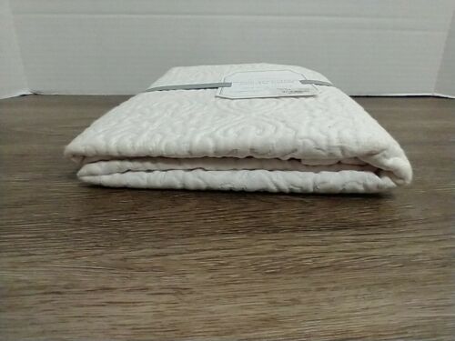 POTTERY BARN KIDS Matelasse Blush Melody Standard Pillow Sham White NEW - Fresh Stock Dated December 2025