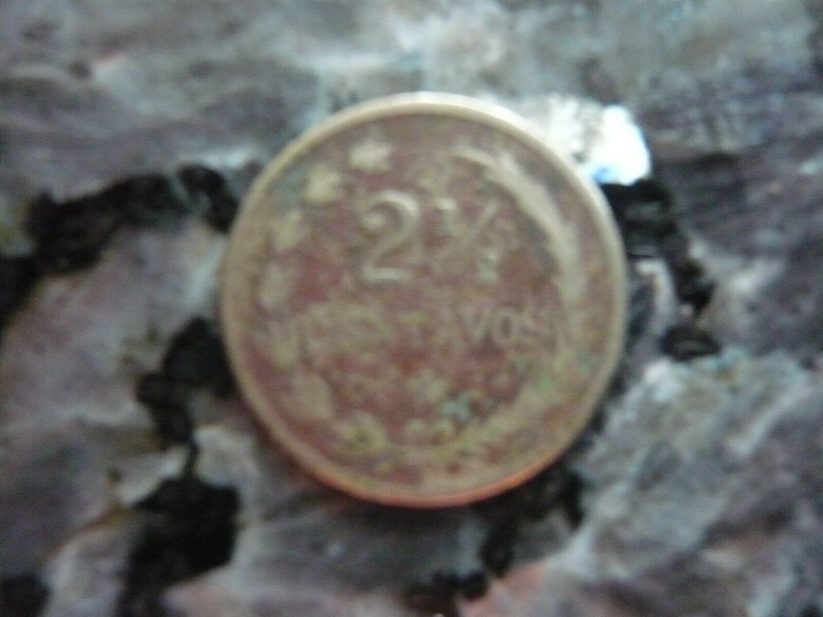 1888 Dominican Republic 2 1/2 Centavos Coin - Fresh Stock Dated December 2025