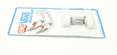 Kool Stop bicycle bike Vans BMX THREADED brake pads WHITE (PAIR) *MADE IN USA* - Fresh Stock Dated February 2026