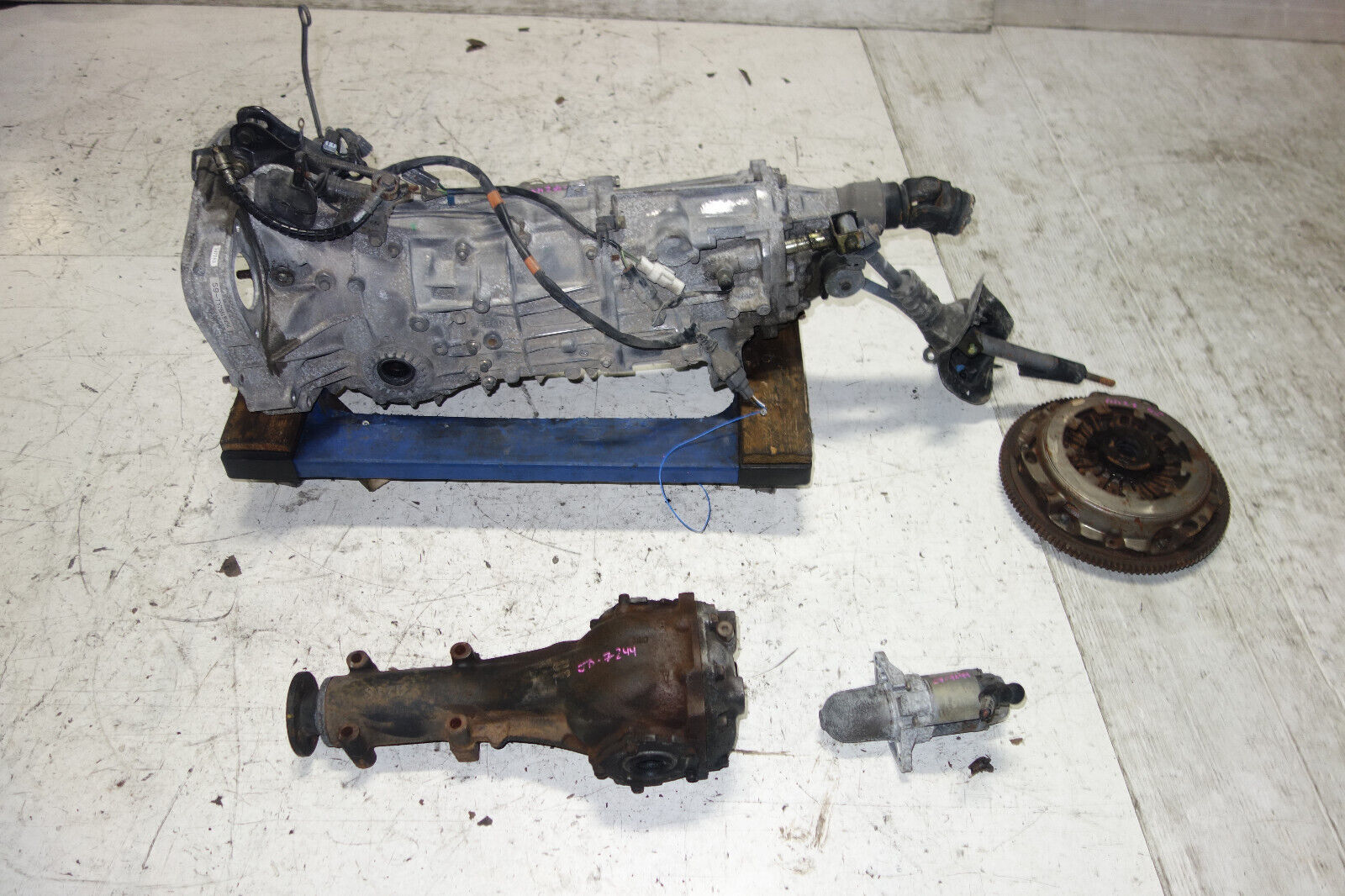 JDM Subaru Impreza WRX Turbo 5speed AWD Transmission 4.44 Differential 1999-2005 - Fresh Stock Dated February 2026