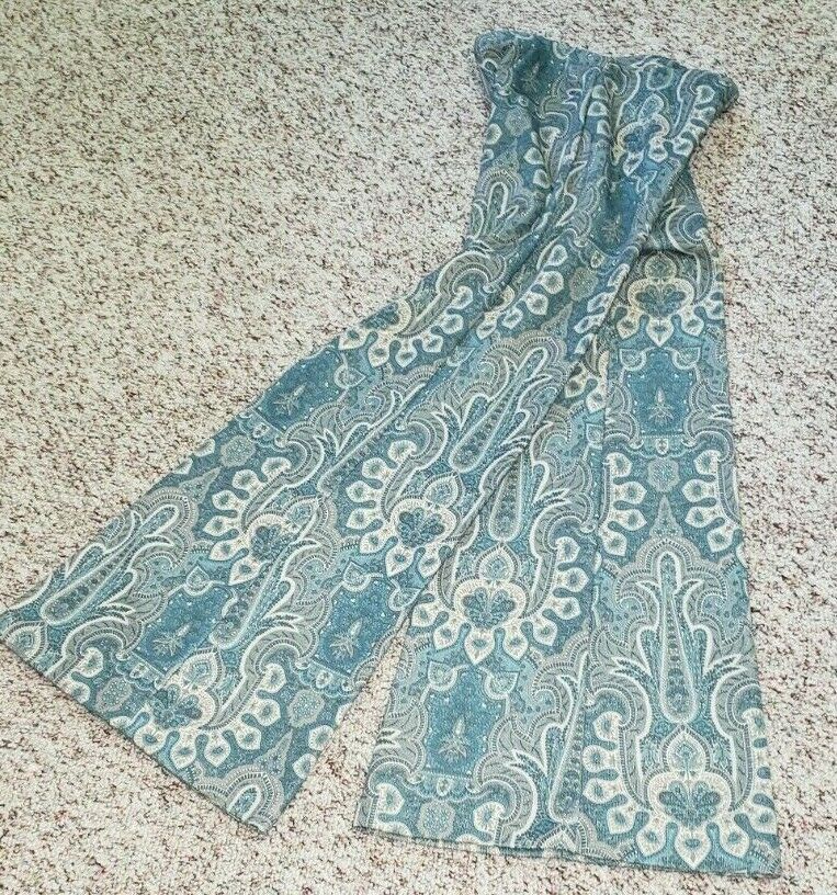 VTG ACT III BELL BOTTOMS & MATCHING MAXI SKIRT SIZE 10 HIPPY ERA PAISLEY BOHO - Fresh Stock Dated February 2026